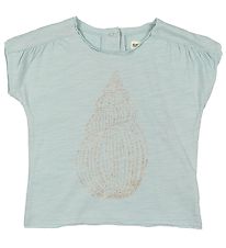 Small Rags T-Shirt - Hellblau m. Glitter