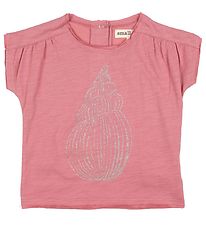 Small Rags T-Shirt - Grace - Rose Cendr av. Glitter