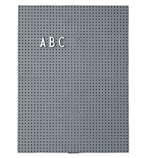 Design Letters Tafel - A4 - Dunkelgrau