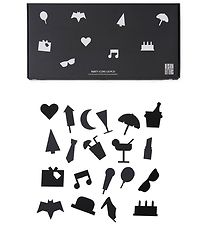 Design Letters Icons - Party - Black