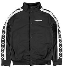 Converse Track Jacket - Black/White