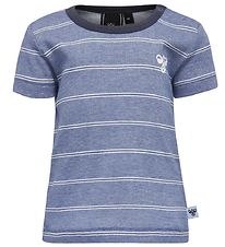 Hummel T-shirt - HMLAlexander - Navy Striped