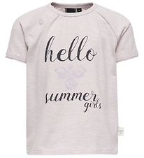 Hummel T-Shirt - HMLKaya - Lumire Lavande av. Texte