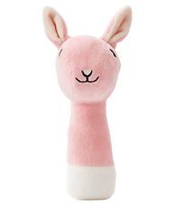 Kids Concept Hochet - Lapin Lo - Rose Clair