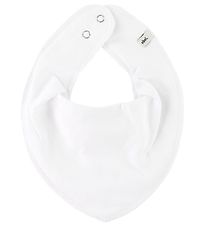 Pippi Baby Teething Bib - Pointy - White