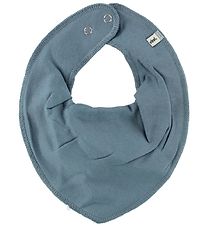 Pippi Baby Teething Bib - Pointy - Dusty Blue