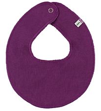 Pippi Baby Teething Bib - Round - Plum