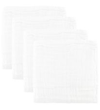Pippi Baby Muslin Cloths - 4-Pack - 65x65 - White
