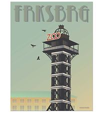 Vissevasse Juliste - 30x40 - Frederiksberg - Zoo torni