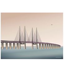 Vissevasse Poster - 30x40 - Øresundsbroen
