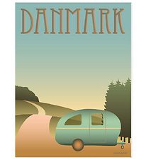 Vissevasse Poster - 30x40 - Danemarque - Camping