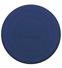 Scrunch Frisbee - Silicone - 18 cm - Bleu Fonc