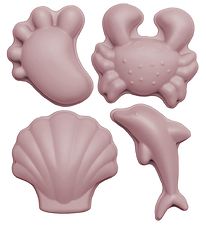 Scrunch Moules  Sable - 4 pices - Silicone - 6,5-10,5 cm - Ros