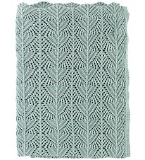Nrgaard Madsens Blanket - Knitted - 75x100 - Dusty Blue