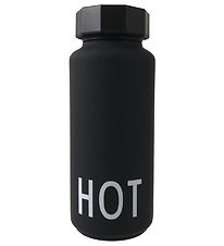 Design Letters Thermoflasche - 500 ml - Schwarz