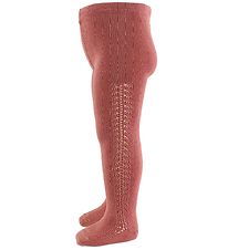 Condor Tights w. Pointelle - Dusty Pink