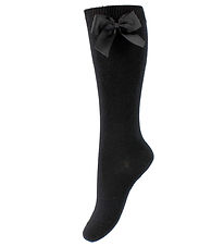 Condor Chaussettes Hautes av. Noeud Papillon - Noir