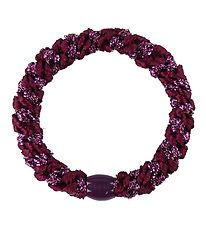 Kknekki Hair Tie - Bordeaux/Plum Glitter