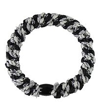 Kknekki Hair Tie - Black/Grey Glitter