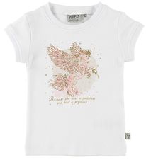 Wheat T-Shirt - Pegasus - Wit m. Print