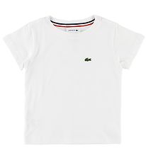 Lacoste T-Shirt - Blanc av. Logo