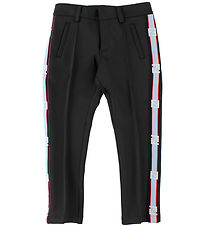 Fendi Kids Trousers - Black w. Side Stripe