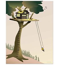Vissevasse Affisch - 30x40 - Tree House