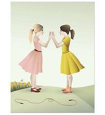 Vissevasse Poster - 30x40 - Hand-Clapping Girls