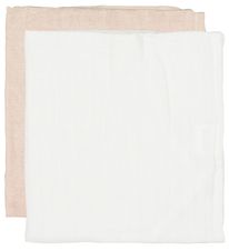 CAMA Copenhagen Muslin Cloths - 2-Pack - 65x40 cm - White/Pink