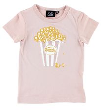 Petit Stad Sofie Schnoor T-Shirt - Dusty Poeder m. Popcorn