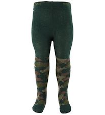 Melton Tights - Green Camouflage