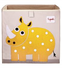 3 Sprouts Opbergbox - 33x33x33 - Neushoorn