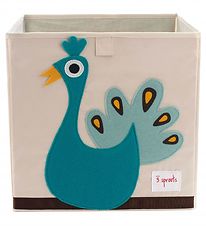 3 Sprouts Storage Box - 33x33x33 - Peacock