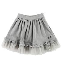 Fendi Kids Skirt - Sweat - Grey Melange w. Tulle