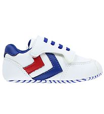 Hummel Chaussons - HMLPre Runner - Blanc/Marine/Rouge