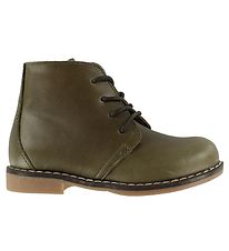 En Fant Bottes - Gris av.  Lacets