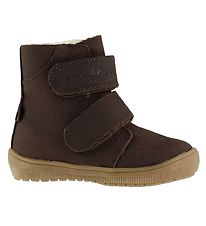 En Fant Bottes d'Hiver - Tex - Marron av. Velcro