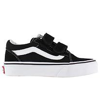 Vans Schuhe - Old Skool - Schwarz/Wei m. Klettband