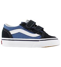 Vans Chaussures - Old Skool - Marine av. Velcro