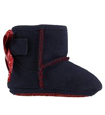 UGG Hausschuhe - Wolle - Jesse - Navy m. Rot