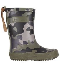 Bisgaard Rubber Boots - Green Army Print