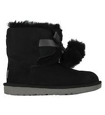 UGG Teddyboots - Gita - Zwart m. Pom Poms