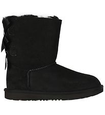 UGG Teddyboots - Bailey Bow II - Zwart