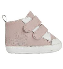 Emporio Armani Pantoffels - Sneakers - Roze/Wit