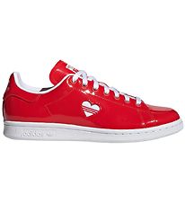 adidas Originals Skór - Stan Smith - Rautt M. Hjarta
