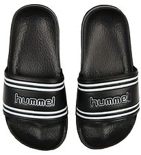 Hummel Badslippers - HMLPool Glijbaan - Zwart