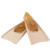 Hevea Flippers - Natural Rubber - Mottled Peach