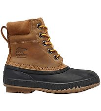 Sorel Winter Boots - Youth Cheyanne Lace - Brown