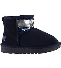 Tommy Hilfiger Boots w. Lining - Navy w. Sequins