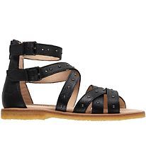 Angulus Sandals - Black w. Rivets